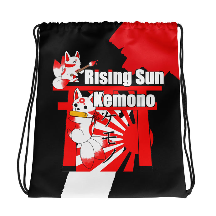 Rising Sun Kemono Drawstring bag - Rising Sun Kemono