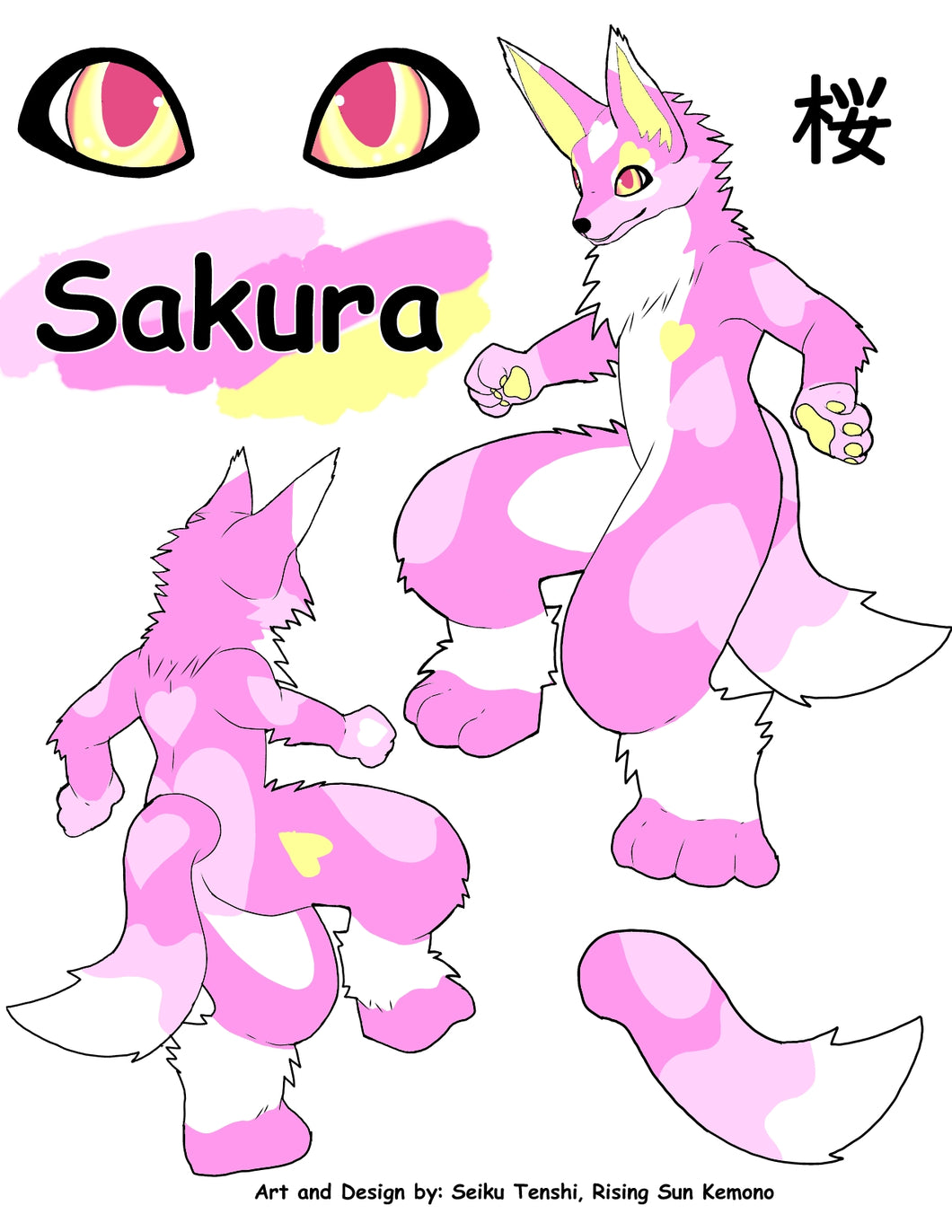 桜 Sakura Fox Kemono Fursuit